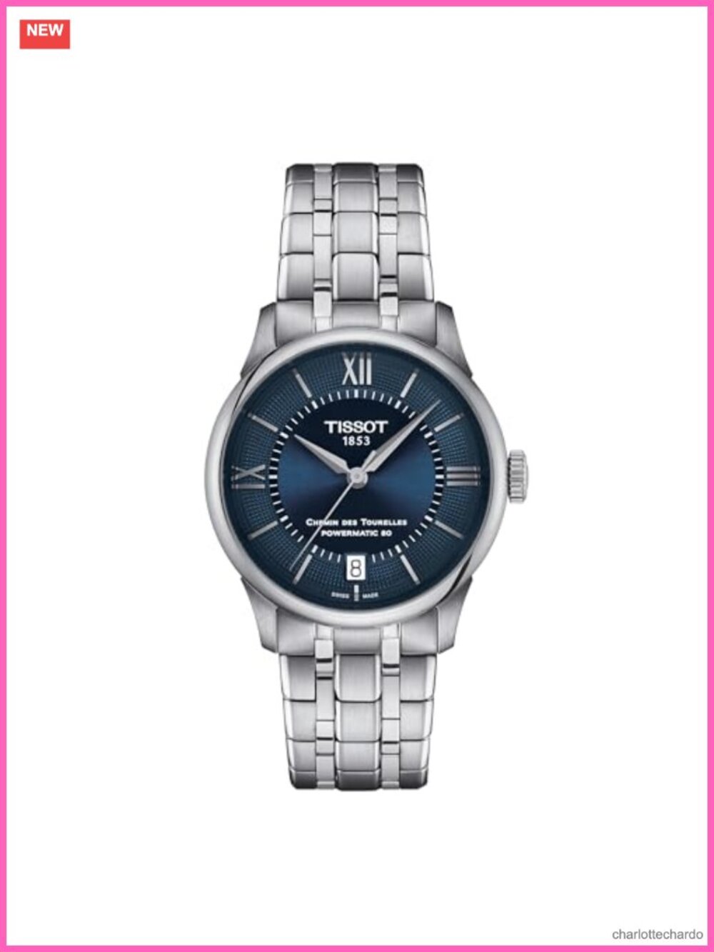 Tissot Chemin des Tourelles Powermatic 80 Automatic 34mm Watch